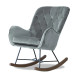 Sahara Gray Velvet Rocking Chair | KM Home Furniture and Mattress Store | Houston TX | Best Furniture stores in Houston