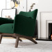 Casper Lounge Chair - Dark Green Velvet | KM Home Furniture and Mattress Store | Houston TX | Best Furniture stores in Houston