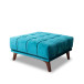 Kano Ottoman - Turquoise  Velvet | KM Home Furniture and Mattress Store | Houston TX | Best Furniture stores in Houston