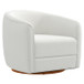 Spring Cream Boucle Swivel Chair  | KM Home Furniture and Mattress Store | Houston TX | Best Furniture stores in Houston