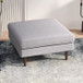 Fordham Ottoman - Light Gray Fabric | KM Home Furniture and Mattress Store | Houston TX | Best Furniture stores in Houston