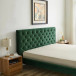 Ashley Platform Bed (King - Green Velvet) | KM Home Furniture and Mattress Store | Houston TX | Best Furniture stores in Houston