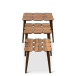 Paris Zigon Nesting Table - 3 Pcs | KM Home Furniture and Mattress Store | Houston TX | Best Furniture stores in Houston