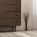 Stein Mid Century Modern 5- Drawer Brown Dresser  | KM Home Furniture and Mattress Store | TX | Best Furniture stores in Houston