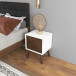 Noak Night Stand - White Walnut 2 Drawer | KM Home Furniture and Mattress Store | TX | Best Furniture stores in Houston