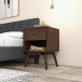 Noak Single Drawer Mid Century Modern Night Stand | KM Home Furniture and Mattress Store | TX | Best Furniture stores in Houston
