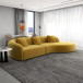 Galleria Sectional  Sofa - Gold Velvet Couch | KM Home Furniture and Mattress Store |TX | Best Furniture stores in Houston