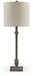 Oralieville - Distressed Gray - Poly Accent Lamp