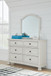 Robbinsdale - Antique White - Dresser, Mirror - Youth