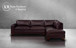 Top Grain Leather 2-piece Leather Sectional Brown