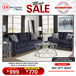 Mega Sale CREEAL HEIGHTS INK COLLECTION SOFA AND LOVE SEAT 2 PCS SET