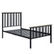 Zudora - Twin Bed - Antique Oak & Black