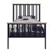 Zudora - Twin Bed - Antique Oak & Black