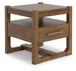 Cabalynn - Light Brown - Square End Table