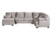 Brentwood L Shaped Sectional in Jamba Fabric by Happy Homes