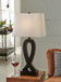 Markellton - Black - Poly Table Lamp (Set of 2)