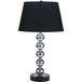 Opal - Table Lamp (Set of 2) - Silver / Black