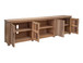 Natural Parota - 93" TV Stand - Brown Cappuccino