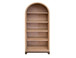 Natural Parota - 5 Shelves Bookcase - Brown Cappuccino