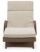 Beachcroft - Beige - Chaise Lounge With Cushion