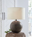 Hambell - Black / Gold Finish - Metal Table Lamp