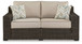 Coastline Bay - Brown - Loveseat W/Cushion