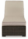 Coastline Bay - Brown - Chaise Lounge With Cushion