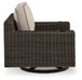 Coastline Bay - Brown - Swivel Lounge W/ Cushion