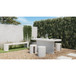 Lyon - Outdoor Cement Dining Table - Light Gray