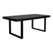 Jedrik - Large Concrete Outdoor Dining Table - Black