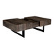 Tiburon - Storage Coffee Table - Dark Grey Brown