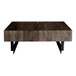 Tiburon - Storage Coffee Table - Dark Grey Brown