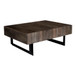 Tiburon - Storage Coffee Table - Dark Grey Brown