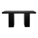 Aurelius - 2 Outdoor Concrete Dining Table - Black