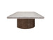 Sahara - Square Cocktail Table - Light Cream / Brown Caramel
