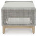 Seton Creek - Gray - Ottoman With Cushion