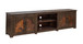 Blackburn - TV Stand - Charred Brown