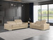 296 - Genuine Leather Living Room Set