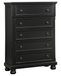 Bedroom Set Laurelin Collection Black