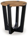 Hanneforth - Brown - Round End Table
