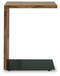 Wimshaw - Brown / Black - Accent Table