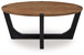 Hanneforth - Round Cocktail Table - Brown