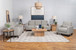 Bowen - Upholstered Track Arms Tufted Sofa Set