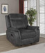 Lawrence - Upholstered Tufted Back Glider Recliner