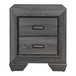 1904GY Nightstand Beechnut Collection Gray by Homelegance