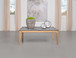 Polaris - Rectangular Smart Top Coffee Table - Gray And Light Oak