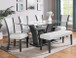 Camelia Dining Room Set in Dove 1216DV by Crown Mark