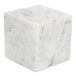 Cora - Cube Tabletop Accent - Purple / White Marble