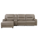 9429TP-4L Legrande Reclining Sectional Chaise in Leather Homelegance