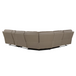 SET-9429TP-6 Legrande Reclining Sectional in Leather with Left Chaise Homelegance